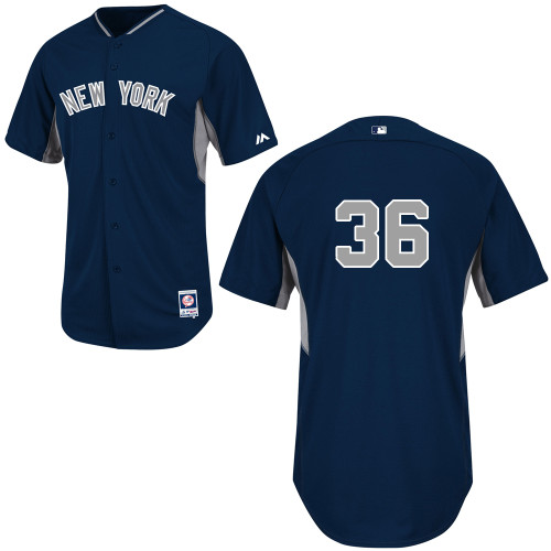 Carlos Beltran #36 MLB Jersey-New York Yankees Men's Authentic 2014 Navy Cool Base BP Baseball Jersey